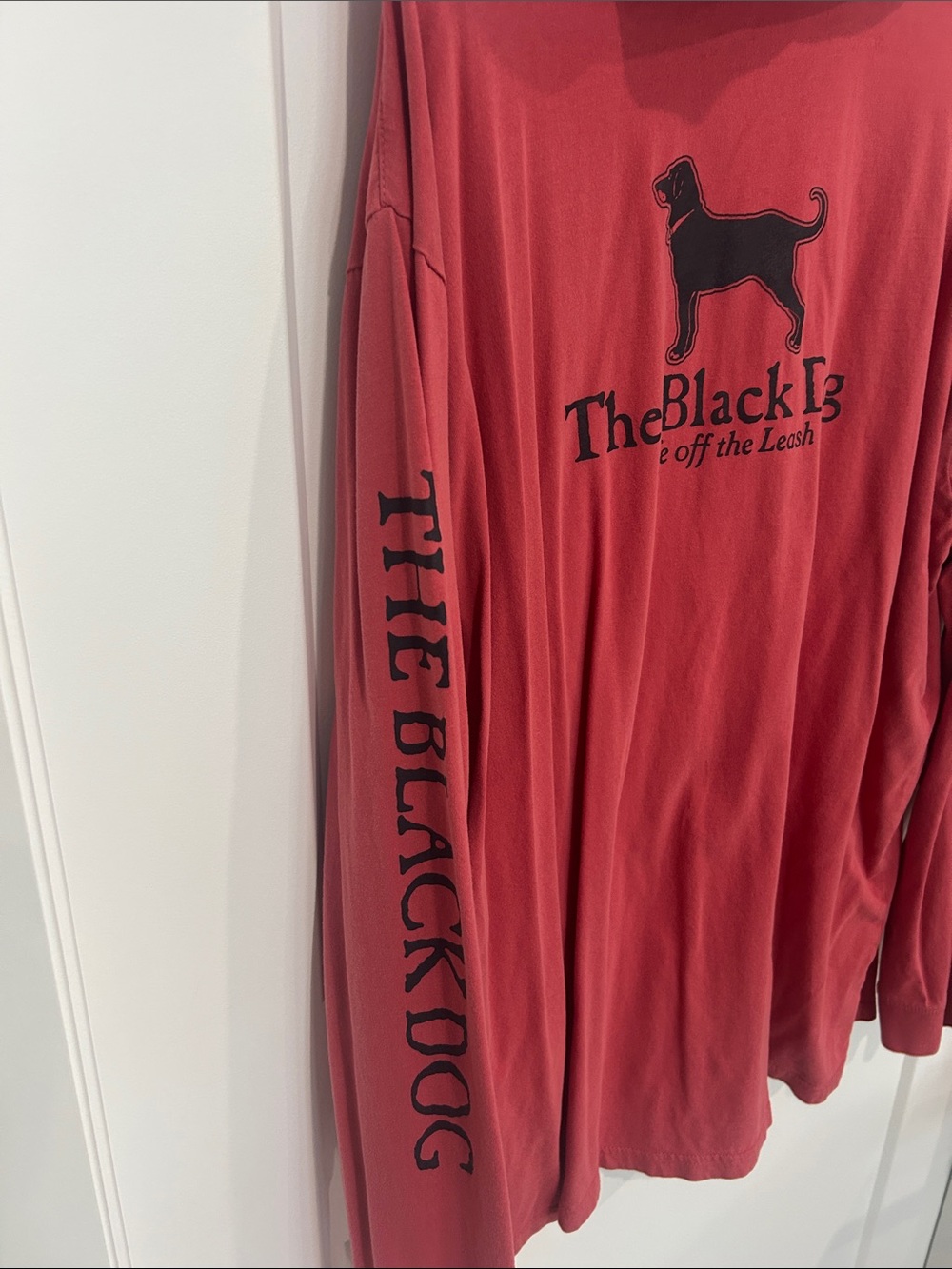 Men's The Black Dog Coral Long-Sleeve Hooded Pocket Shirt XL - Picture 7 of 7